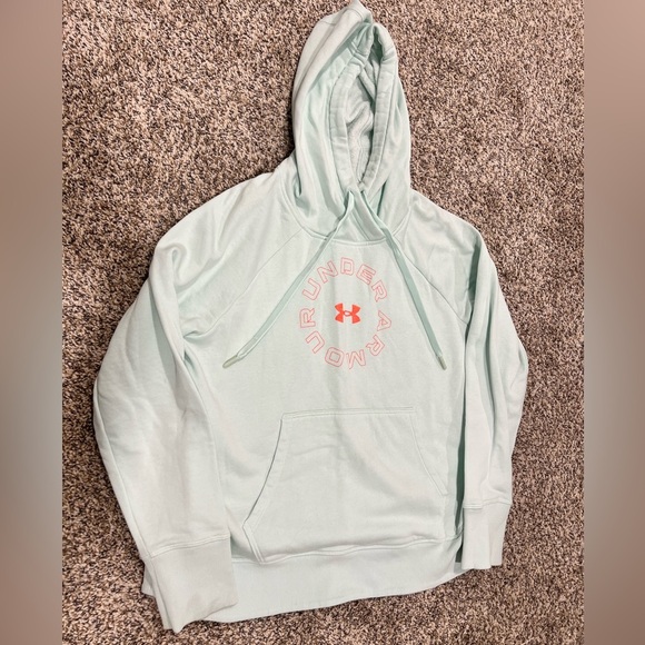 Under Armour Tops - Women's Under Armour Hoodie Mint Green Size M casual wear great used condition